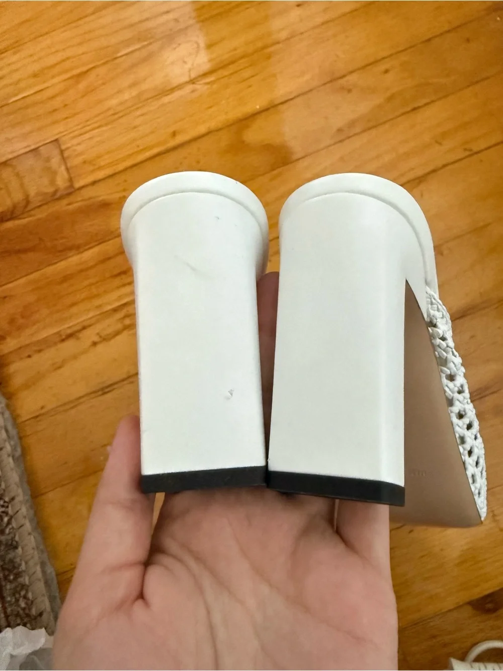WANDLER ISA MULE WHITE LEATHER SIZE 40